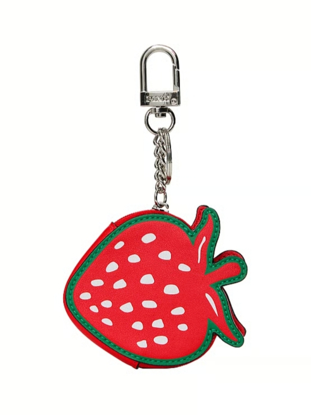 Victoria's Secret Strawberry Keychain Bag Charm - Red & Green